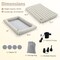Inflatable kids Bed with Raised Rails, Electric Pump, for Home and Travel